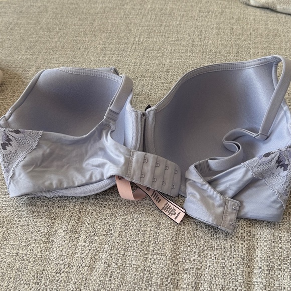 Elegant Blue/Purple Lace Bra - Picture 3 of 4